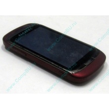 Красно-розовый телефон Alcatel One Touch 818 (Быково)