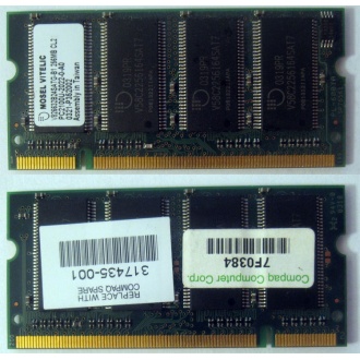Модуль памяти 256MB DDR Memory SODIMM в Быково, DDR266 (PC2100) в Быково, CL2 в Быково, 200-pin в Быково, p/n: 317435-001 (для ноутбуков Compaq Evo/Presario) - Быково
