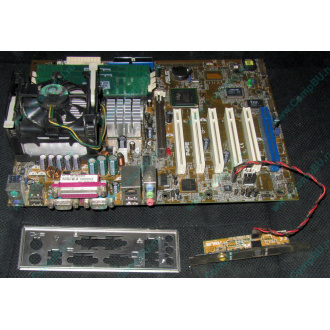 Материнская плата Asus P4PE (FireWire) с процессором Intel Pentium-4 2.4GHz s.478 и памятью 768Mb DDR1 Б/У (Быково)
