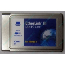 Сетевая карта 3COM Etherlink III 3C589D-TP (PCMCIA) без LAN кабеля (без хвоста) - Быково