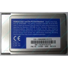 Сетевая карта 3COM Etherlink III 3C589D-TP (PCMCIA) без LAN кабеля (без хвоста) - Быково